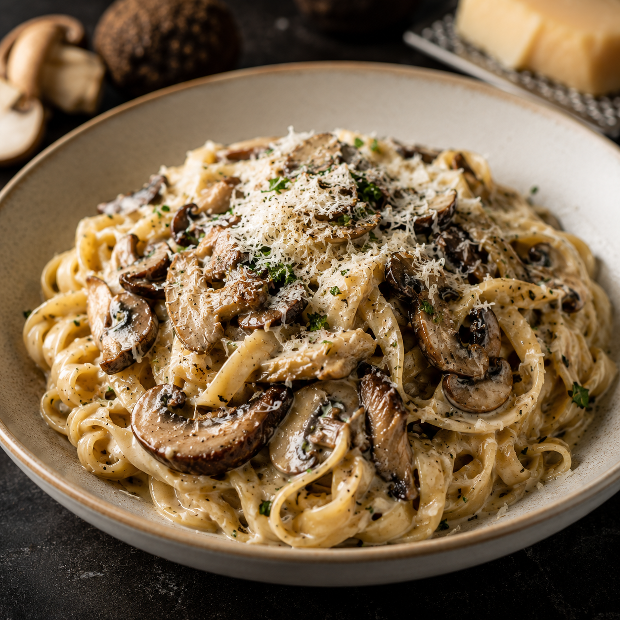 Truffle Mushroom Pasta